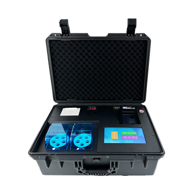 Portable water quality test box